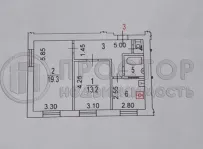 2-комнатная квартира, 52 м² - фото 55