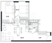 2-комнатная квартира, 58.6 м² - фото 29