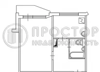 1-комнатная квартира, 37.6 м² - фото 35