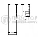 3-комнатная квартира, 61 м² - фото 61