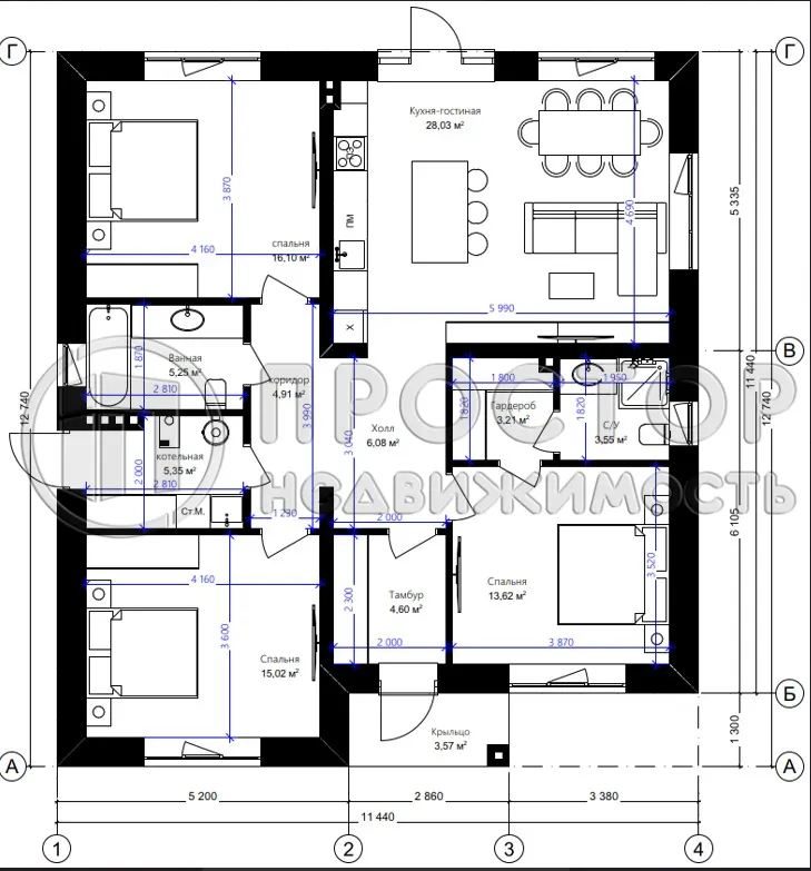 Дом, 110 м² - фото 7