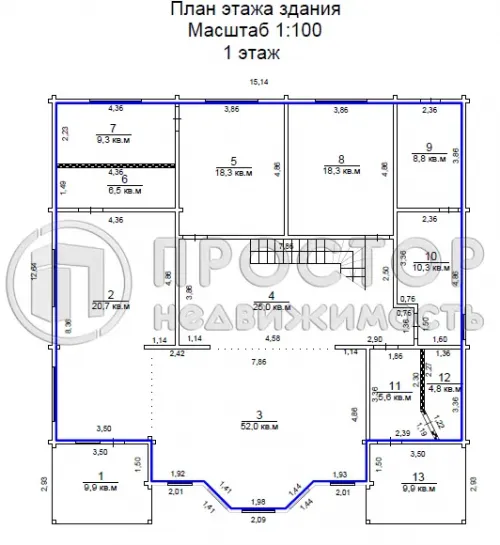 Дом, 369 м² - фото 32