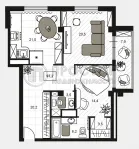 2-комнатная квартира, 97.2 м² - фото 19