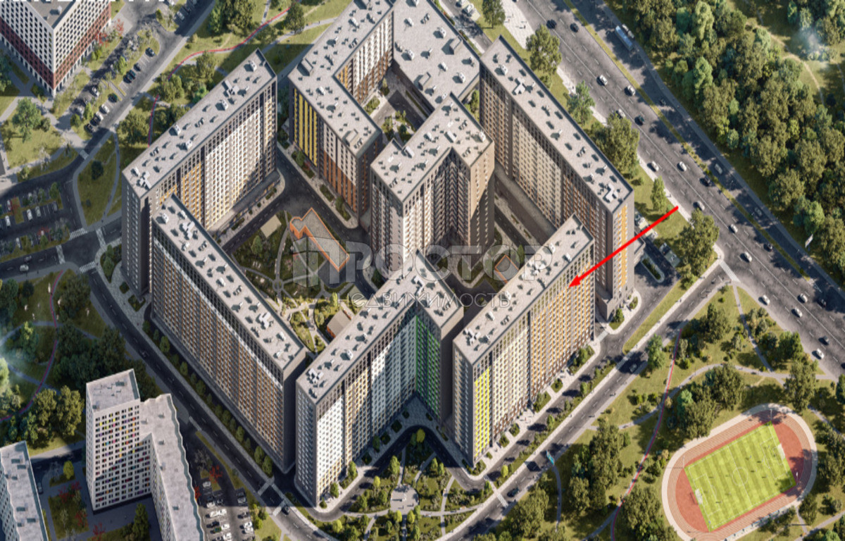 1-комнатная квартира, 51 м² - фото 2