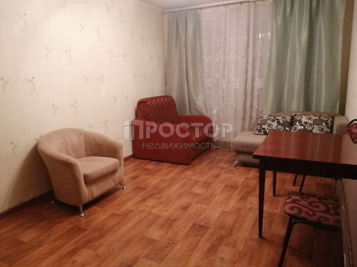 1-комнатная квартира, 34 м² - фото 3