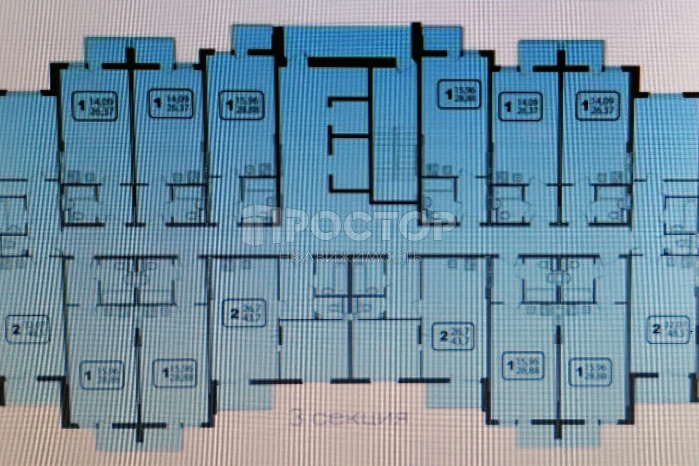2-комнатная квартира, 48.6 м² - фото 11