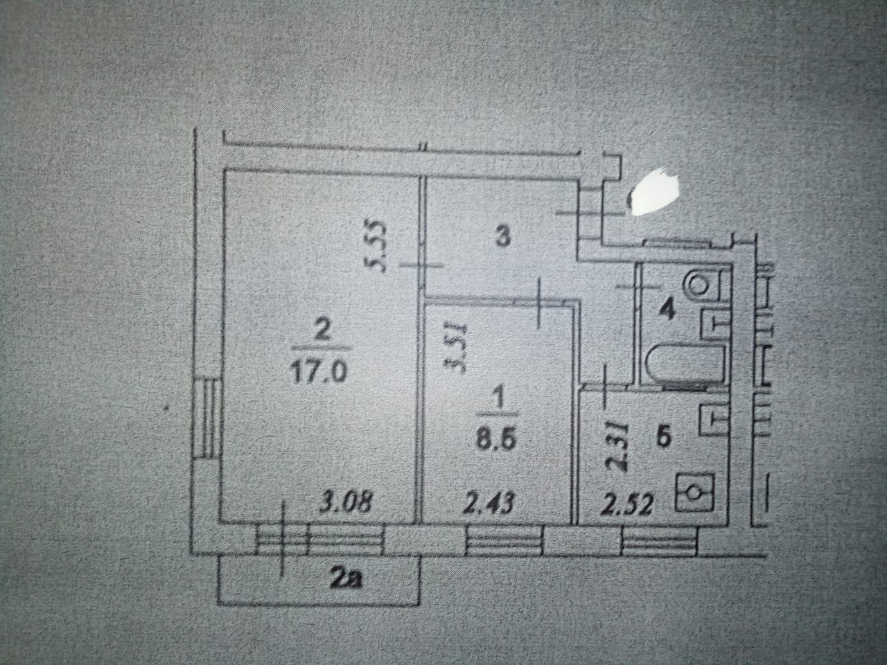 2-комнатная квартира, 42 м² - фото 14