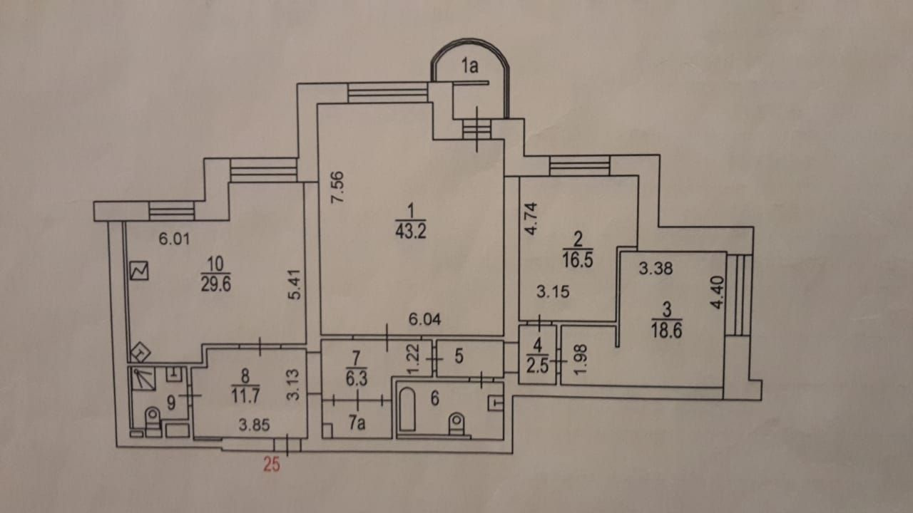 3-комнатная квартира, 150 м² - фото 16