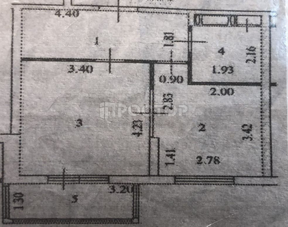 1-комнатная квартира, 39 м² - фото 13