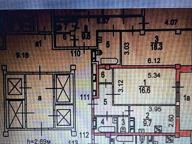 1-комнатная квартира, 43 м² - фото 4