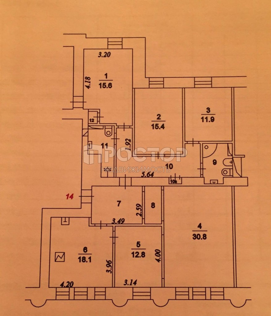 5-комнатная квартира, 138.3 м² - фото 3