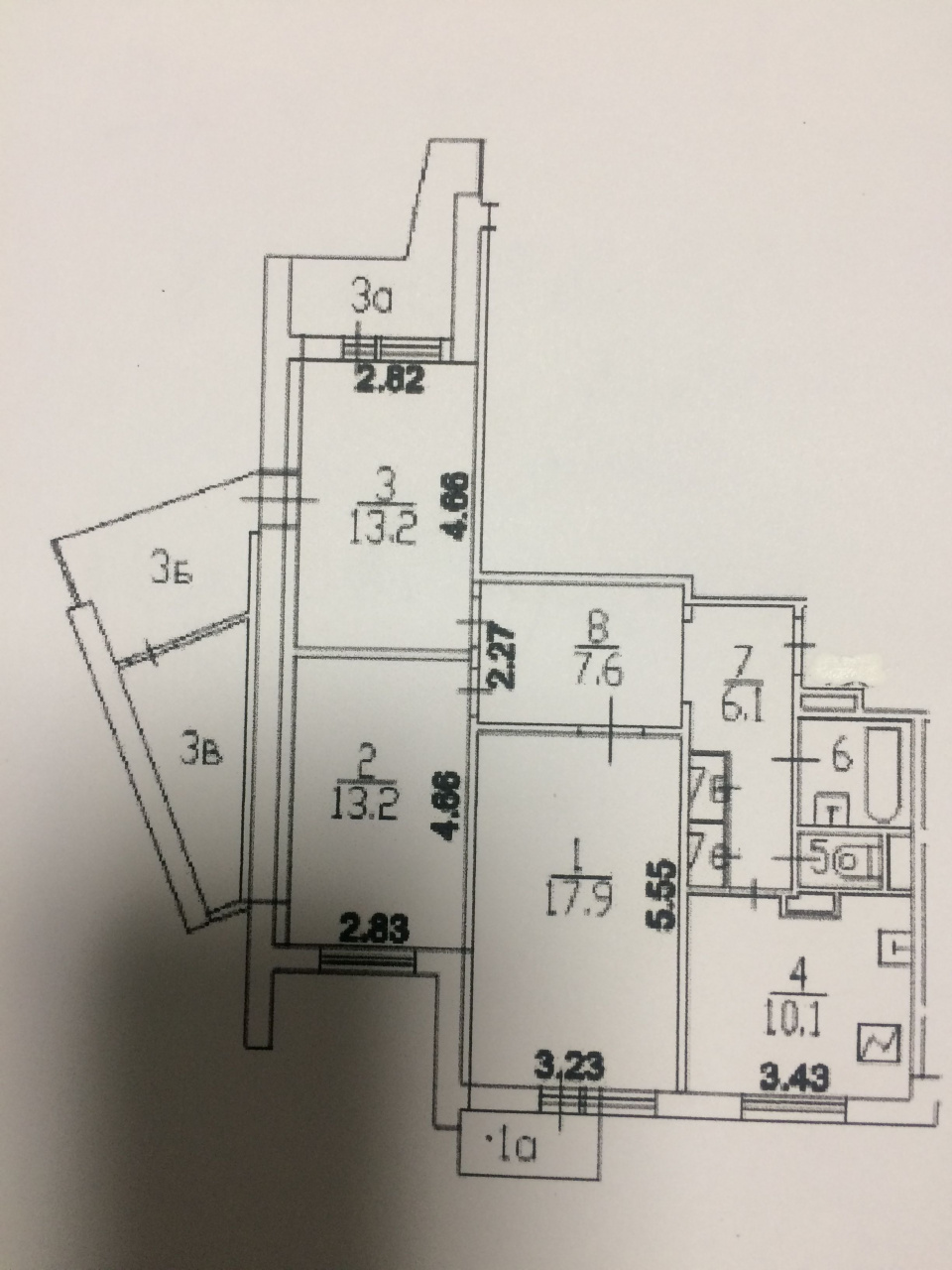 3-комнатная квартира, 84 м² - фото 16