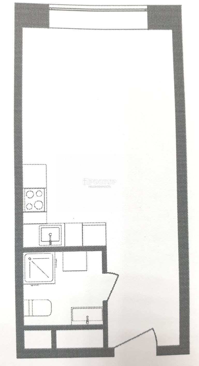 Студия, 31.2 м² - фото 2