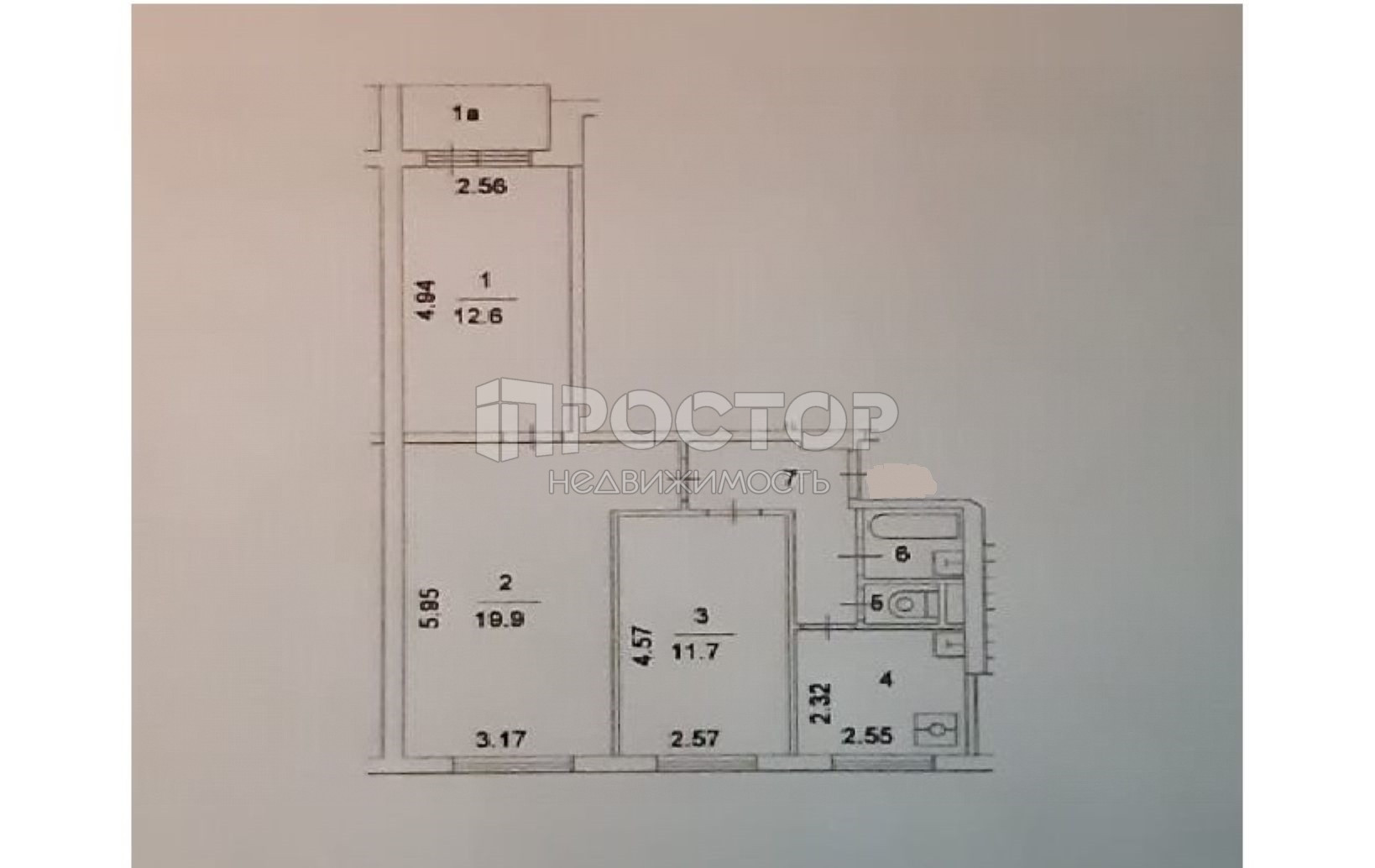 3-комнатная квартира, 58.7 м² - фото 8