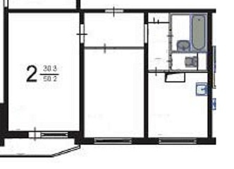 2-комнатная квартира, 54 м² - фото 5