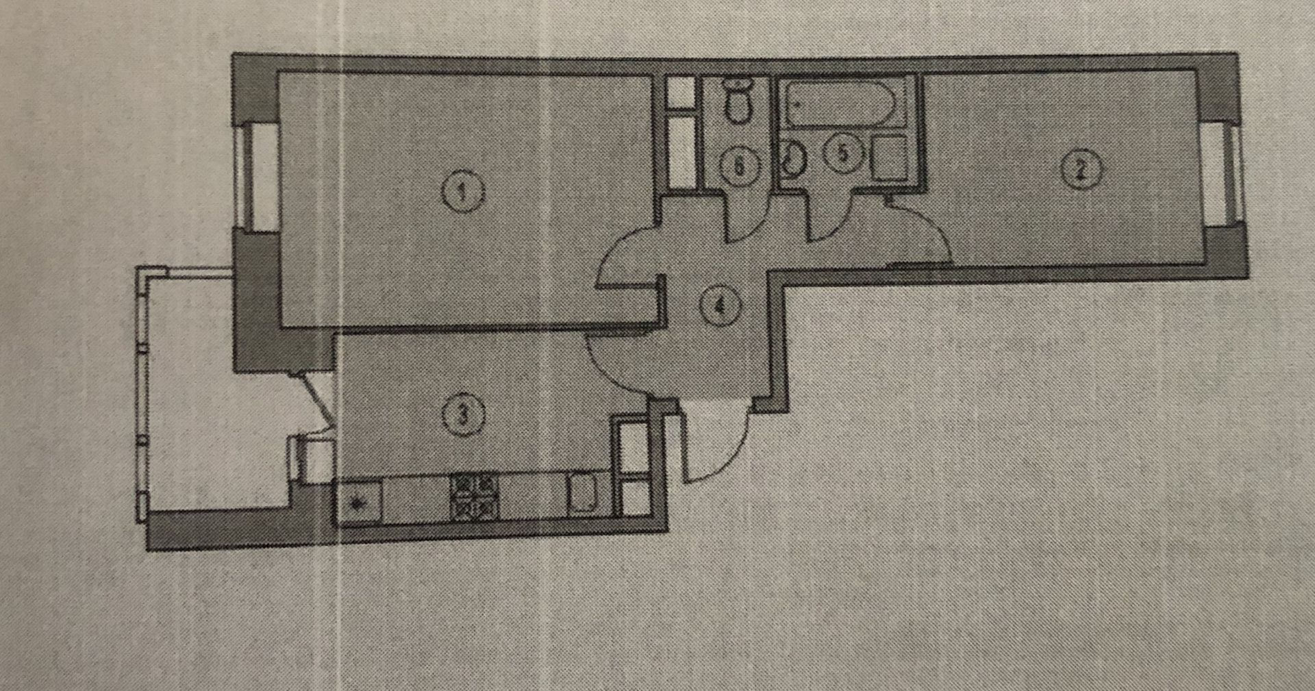 2-комнатная квартира, 48 м² - фото 15