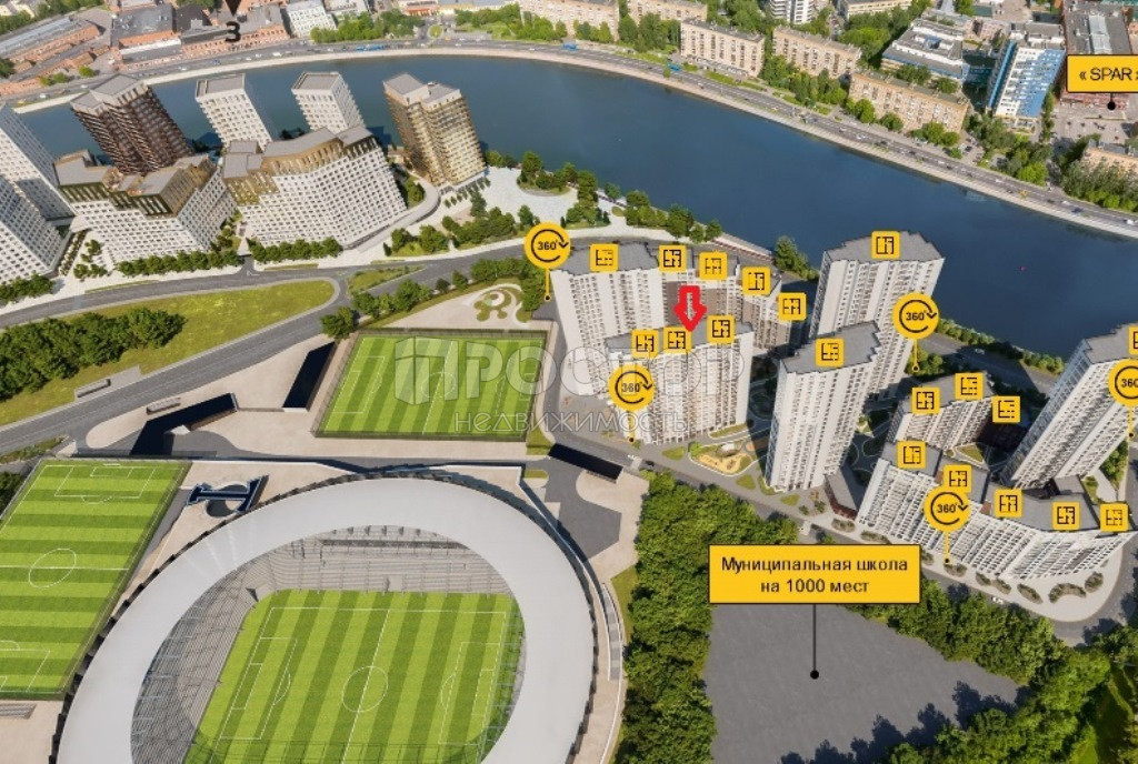 1-комнатная квартира, 40 м² - фото 4