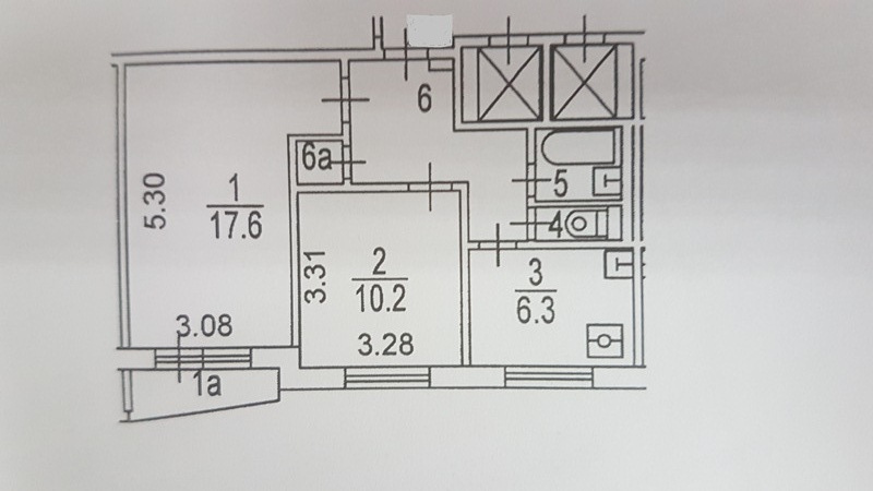 2-комнатная квартира, 45 м² - фото 2