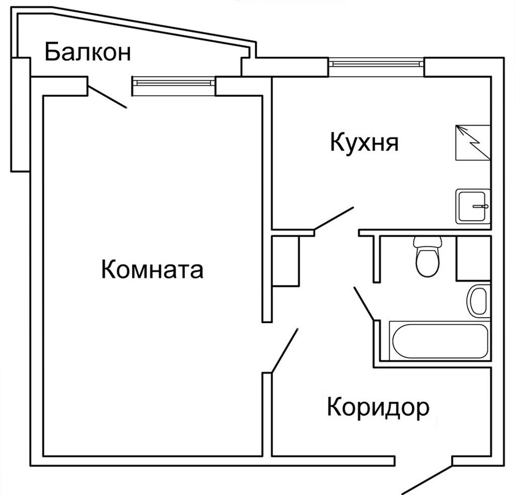 1-комнатная квартира, 37 м² - фото 20