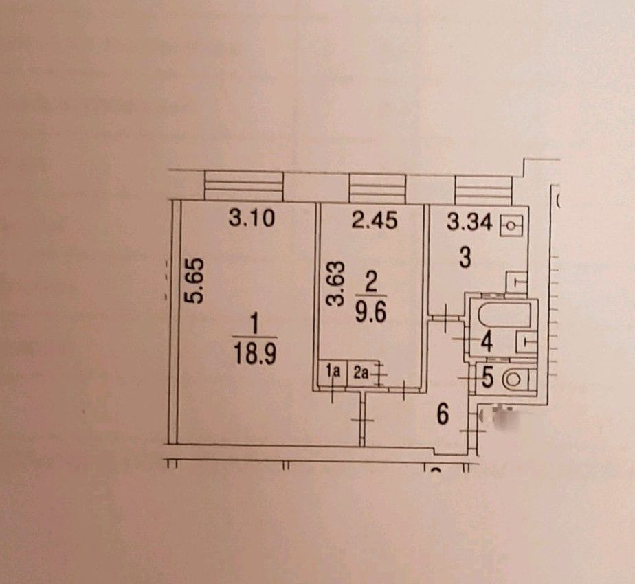 2-комнатная квартира, 42 м² - фото 7