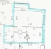 1-комнатная квартира, 40.8 м² - фото 14