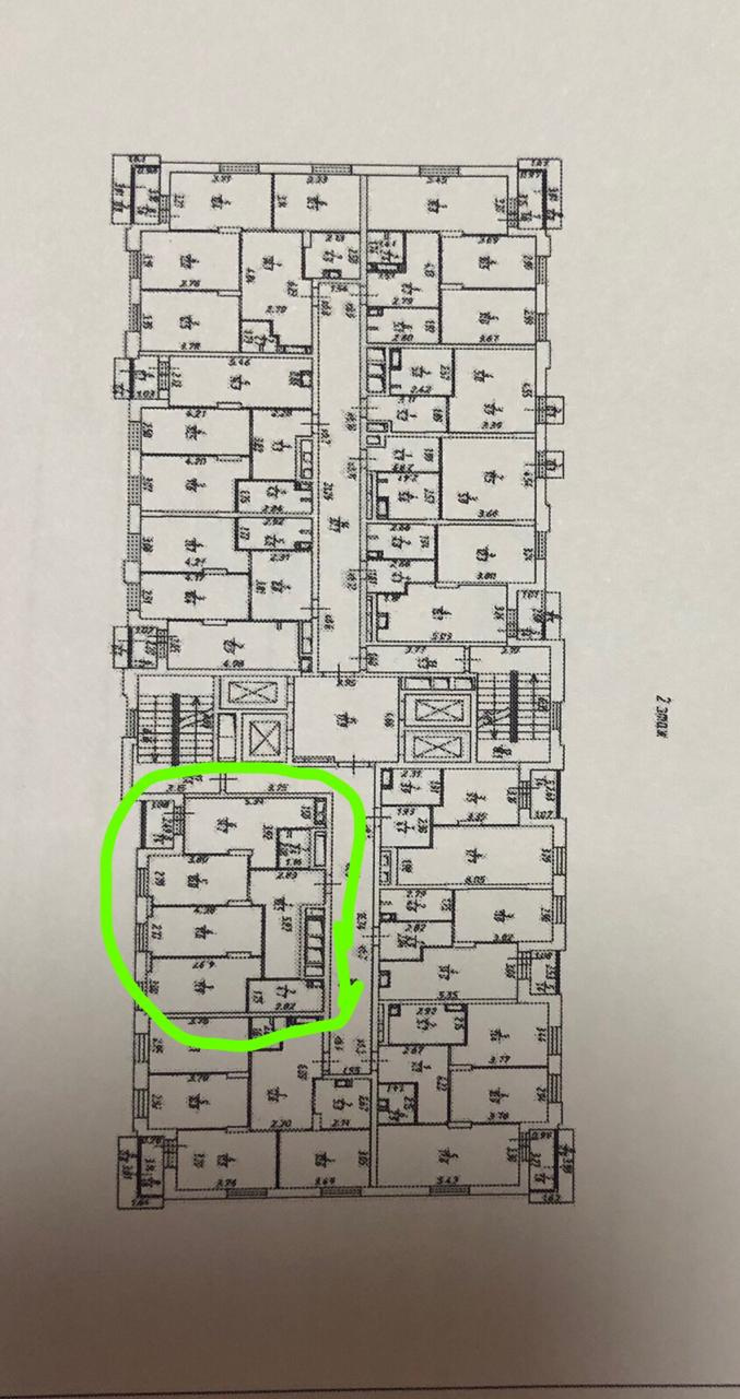 3-комнатная квартира, 69 м² - фото 13