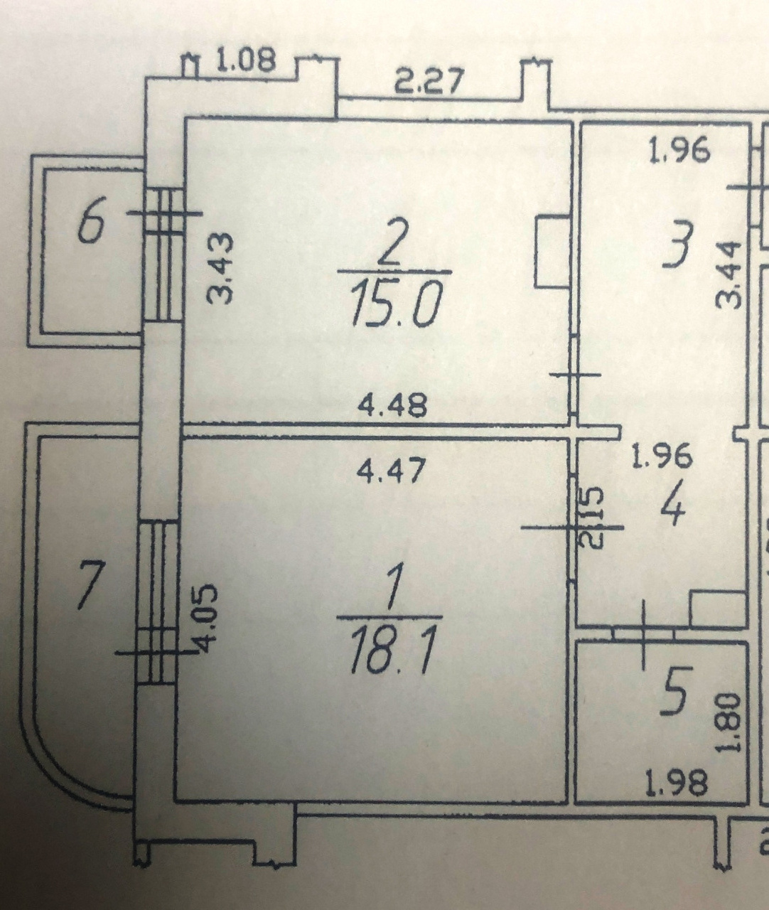 1-комнатная квартира, 49 м² - фото 4