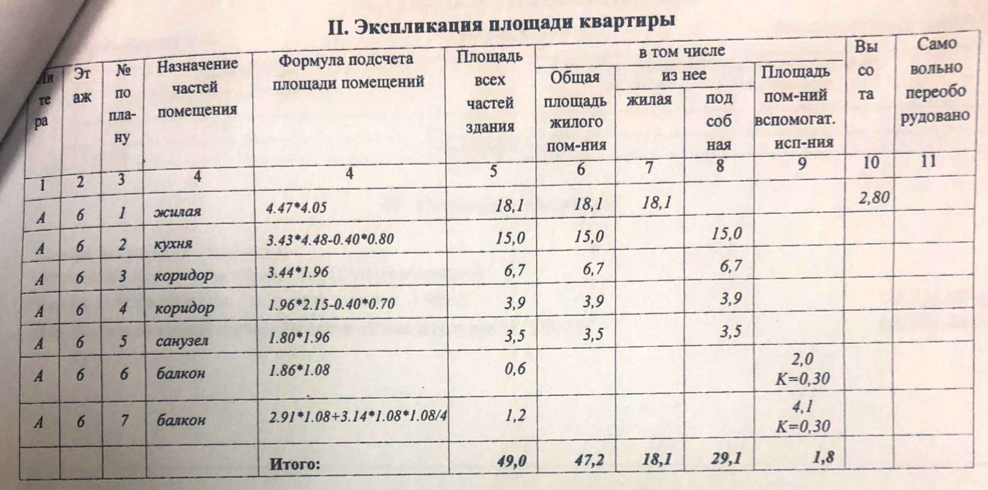 1-комнатная квартира, 49 м² - фото 5