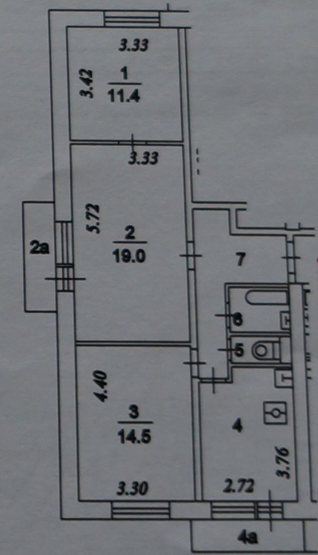 3-комнатная квартира, 65 м² - фото 9