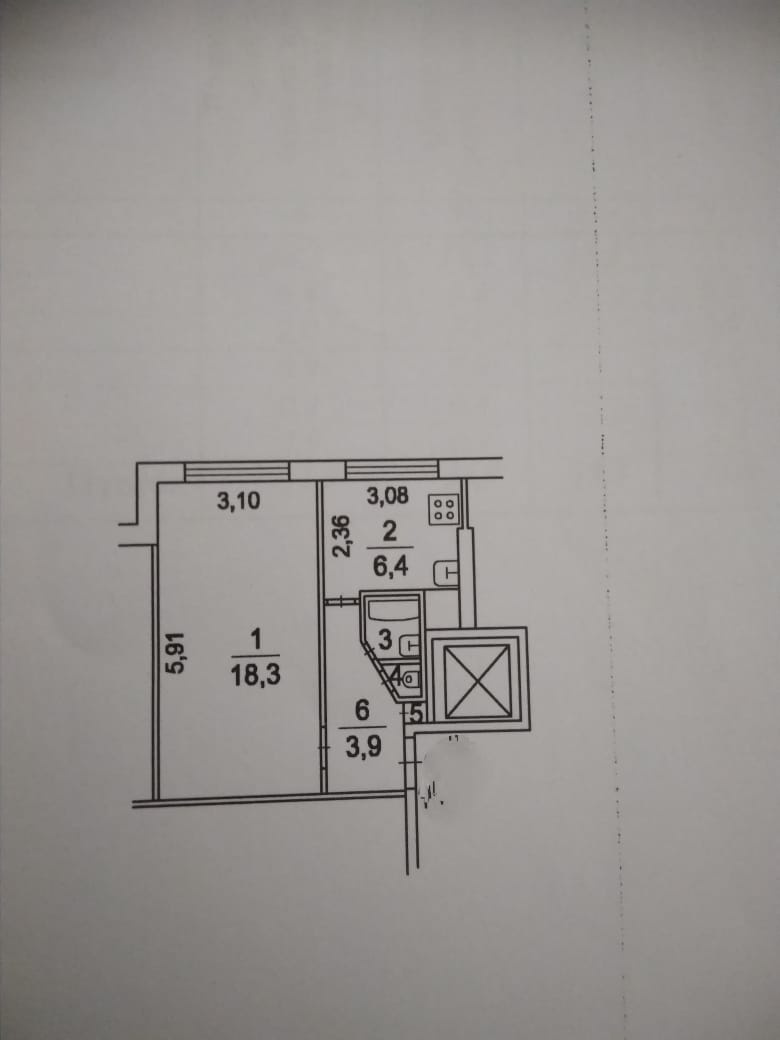 1-комнатная квартира, 31 м² - фото 5