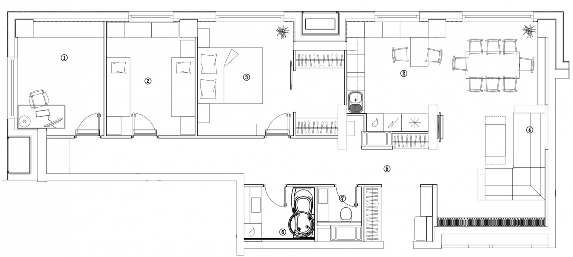 4-комнатная квартира, 105 м² - фото 7