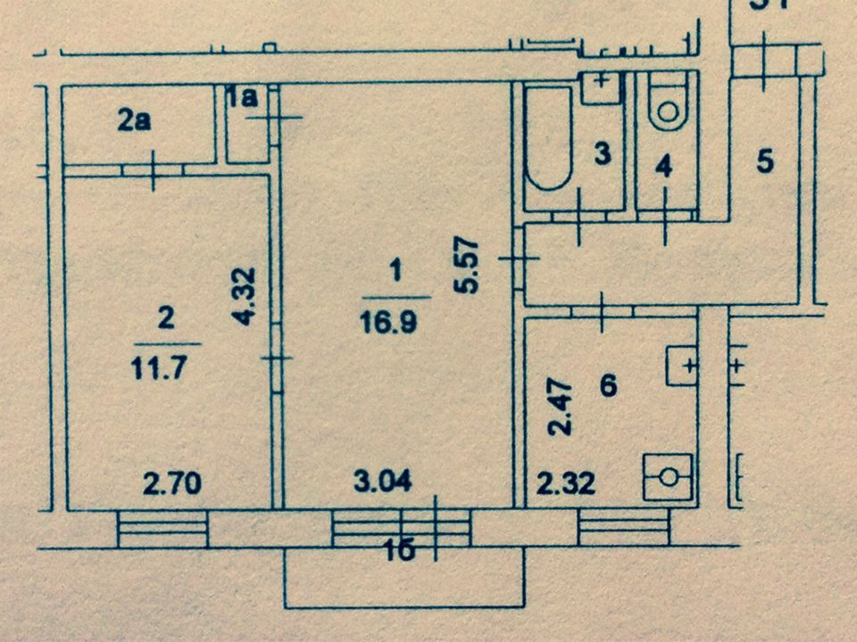 2-комнатная квартира, 46.7 м² - фото 15