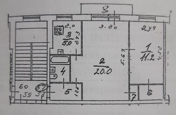 2-комнатная квартира, 44.6 м² - фото 3