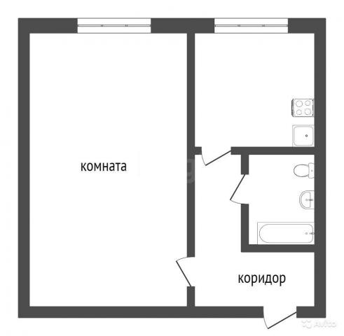1-комнатная квартира, 32.6 м² - фото 5