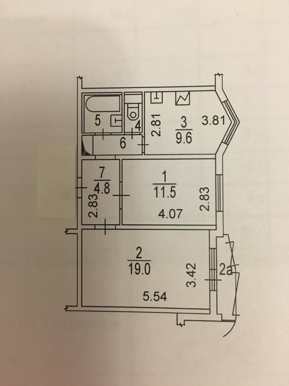 2-комнатная квартира, 51 м² - фото 22