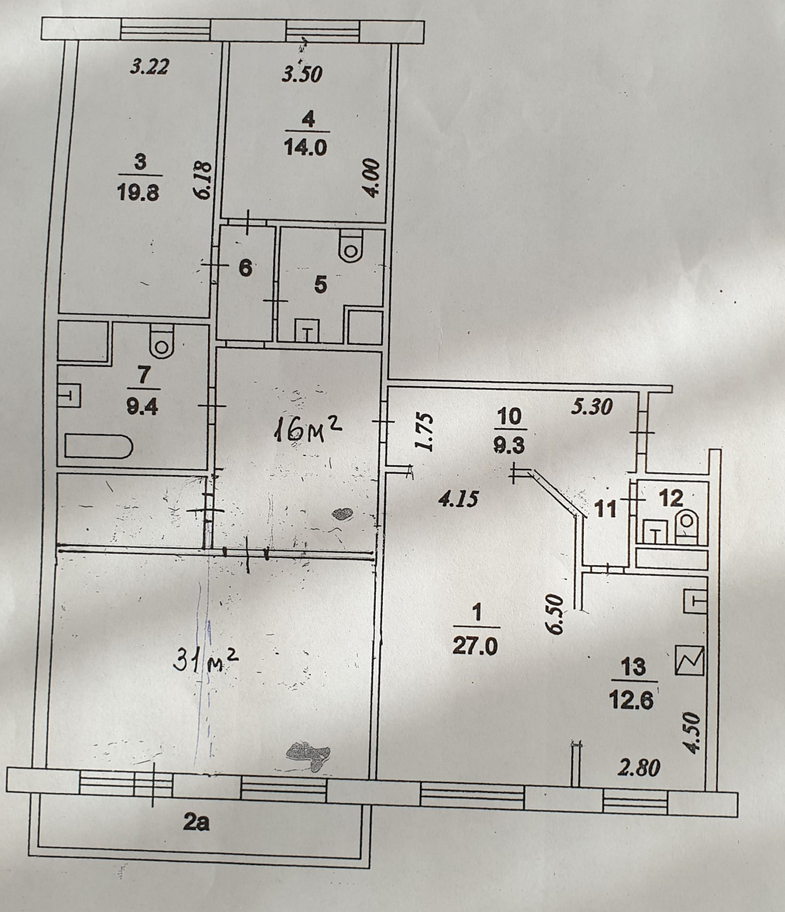 4-комнатная квартира, 155.4 м² - фото 7