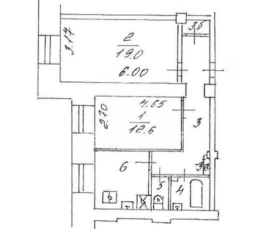 2-комнатная квартира, 58 м² - фото 7