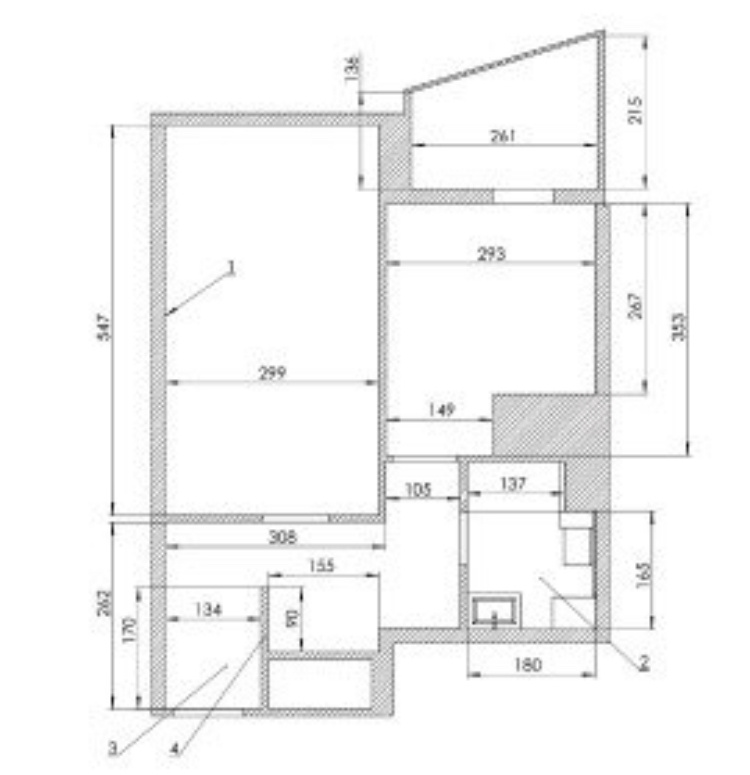 1-комнатная квартира, 40 м² - фото 20