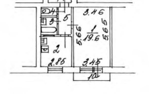 1-комнатная квартира, 35 м² - фото 9