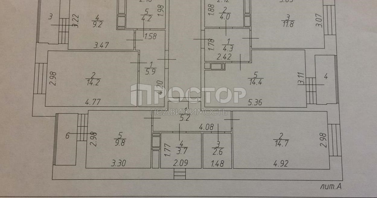 1-комнатная квартира, 36 м² - фото 22