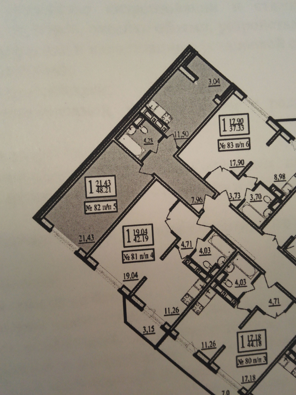 1-комнатная квартира, 50 м² - фото 14