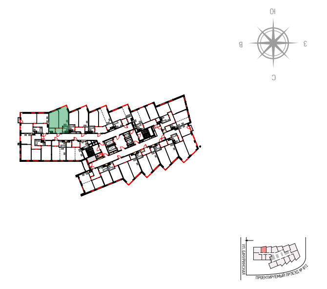 1-комнатная квартира, 40.5 м² - фото 23