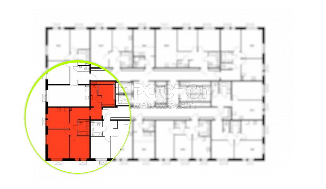 2-комнатная квартира, 66 м² - фото 4