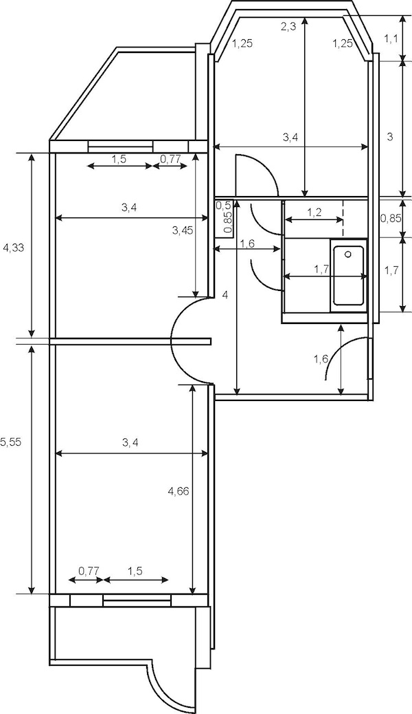 2-комнатная квартира, 64 м² - фото 31