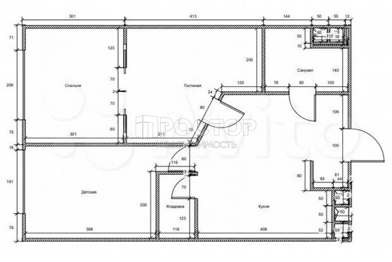 2-комнатная квартира, 56 м² - фото 13