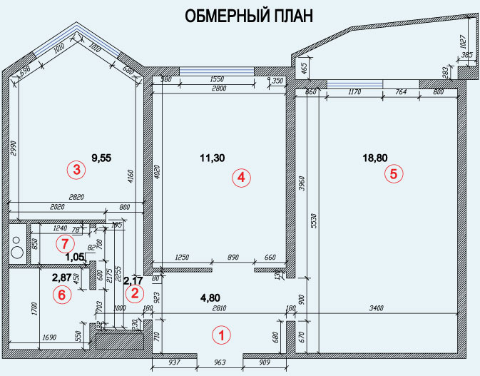 2-комнатная квартира, 52 м² - фото 17