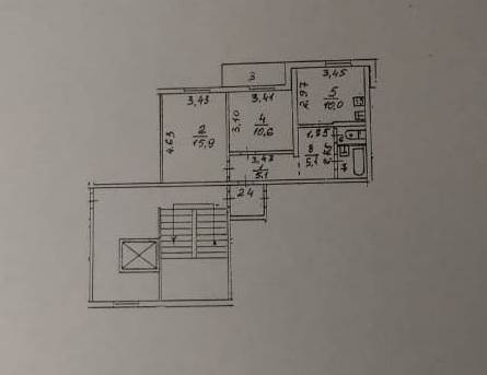 2-комнатная квартира, 52 м² - фото 22