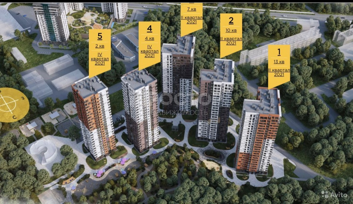 2-комнатная квартира, 58.1 м² - фото 3