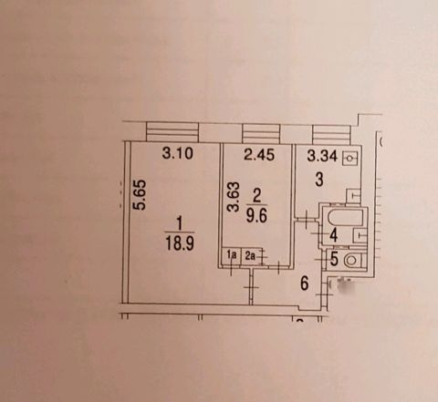2-комнатная квартира, 41.7 м² - фото 13