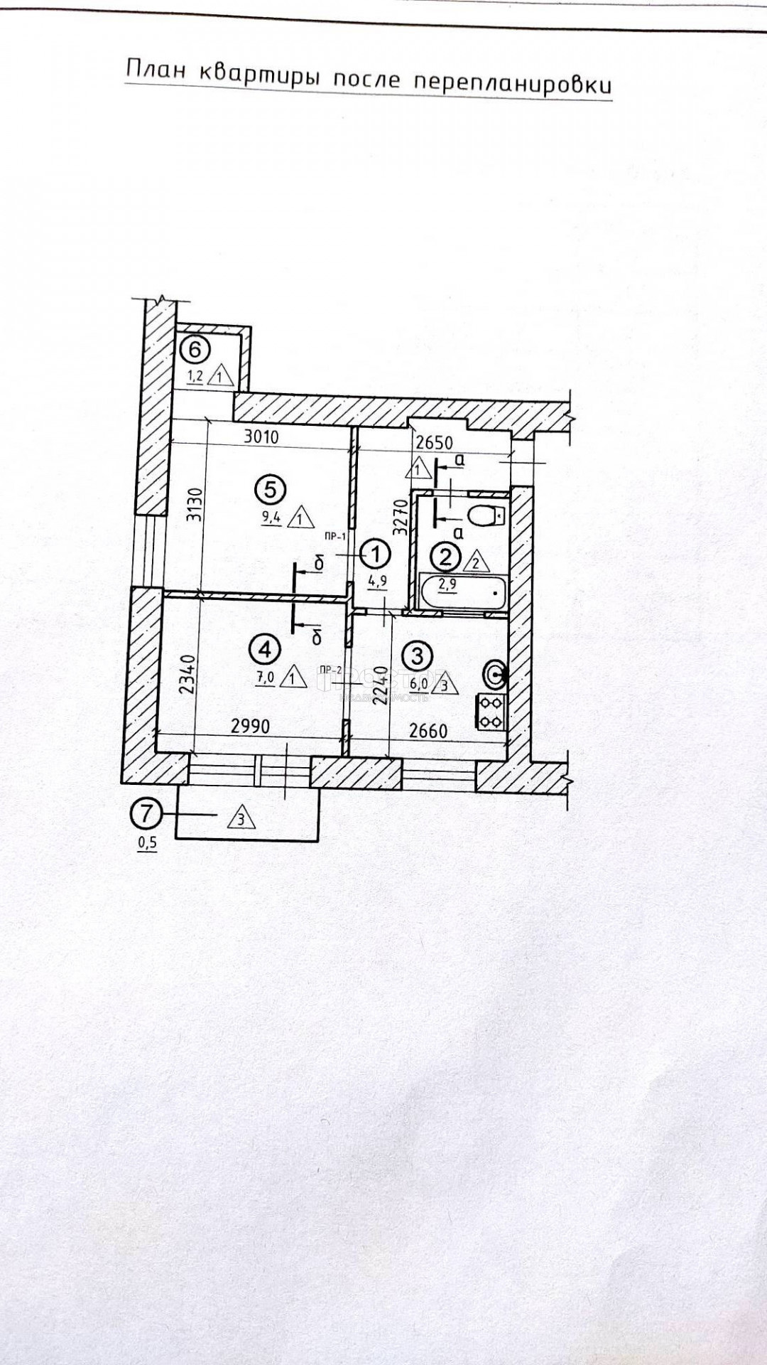 1-комнатная квартира, 32 м² - фото 17